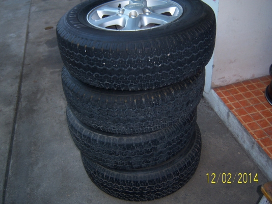 แม็คพร้อมยาง 245 70 16 สภาพดี