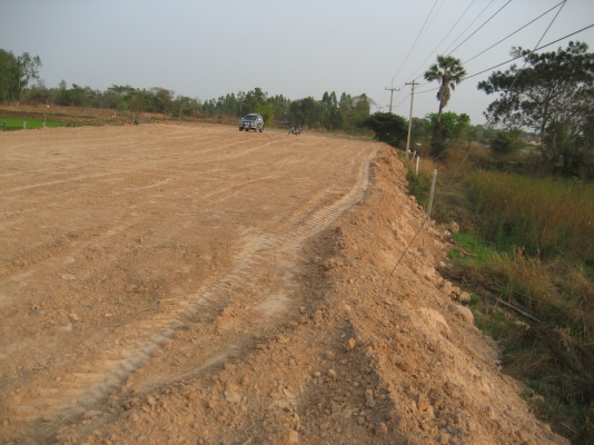 ขายที่ดินติดถนน ออกจาก 4 แยกยางตลาด โฉนด 08