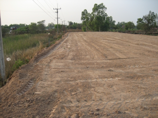 ขายที่ดินติดถนน ออกจาก 4 แยกยางตลาด โฉนด 08