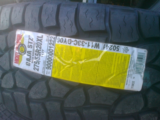 ขายยางmicky tomson 275/55R20