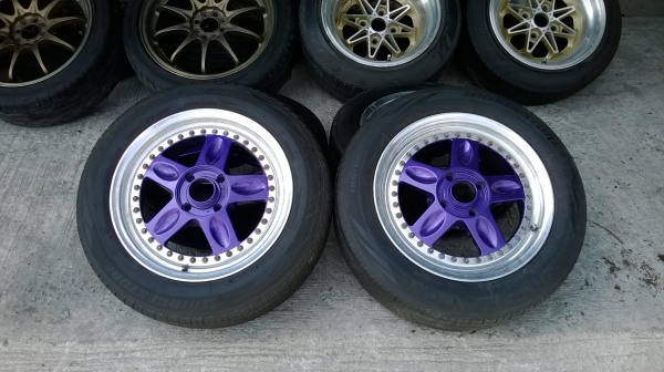 ขายล้อขอบ15 4รู100พร้อมยางชุดละ5800