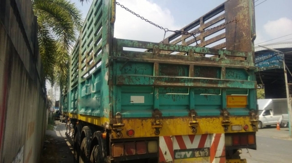 ขายหางคอกไม่ดั้ม 3 เพลา อู่.ช ทวี รถสวย รีบจองด่วน ปี.50