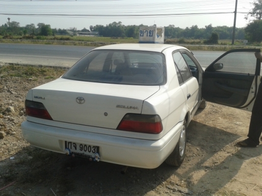 จัดไฟแนนได้40000ขาย79000บาทติดเครดิสจัดได้ชั่วโมงเดียวอนุมัติ บัตรประชาชนใบเดียว ทั้งคนซื้อคนค้ำ มาดูรถก่อน รถสวยเดิมบางขี่ดีแอร์เย็นพร้อมใช้งานโตโยต้าโซรูน่าปี97เกียร์ธรรมดาเอาไว้ดริ๊บขี่ดีแอร์เย็นพร้อมใช้งานหน้าตาเดิมๆบางๆ