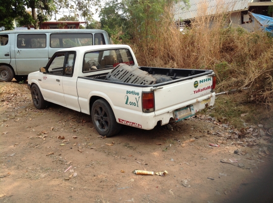 ขาย-32.000 รถกระบะ มัสด้าแค๊บ ทรันเดอร์ วางจีโบ ติดแก๊ส ใต้ท้อง ออโต้ ปี38