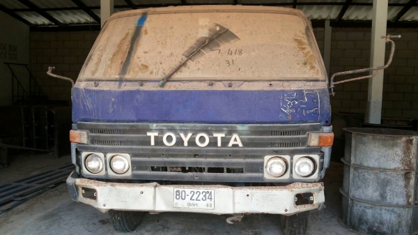 ขายรถ 6 ล้อกระบะคาร์โก้ TOYOTA DYNA กระบะยาว 4.40 เมตร ไม่มีเครื่องเกียร์ คัสซีสวย ทะเบียนภาษีขาดปี 2552 ราคา 100000