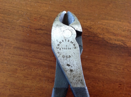 ขายคีมตัด Craftsman ปากบิ่นนิดเดียว ขายถูก