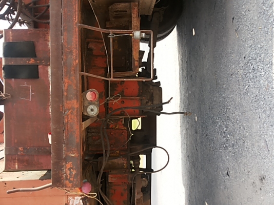 รถยกนิสสัน เครื่อง นิสสัน PE ช่วงล่างฟูโซ่ มีเครน มีสโล พร้อมวิน2ตัว