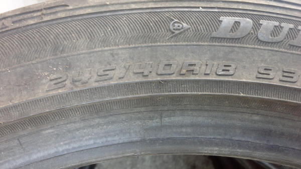 ยาง DUNLOP 245/40/18 JAPAN เหมา ๆ 4 เสัน 1000 บาท ยาง DUNLOP 245/40/18 JAPAN เหมา ๆ 4 เสัน 1000 บาท