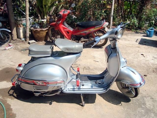 ขายเวสป้า64อิตารี่ครับไม่มีเล่มสภาพสวยๆสีสวยเครื่องปรกติ49500สนใจต่อรองได้ครับ