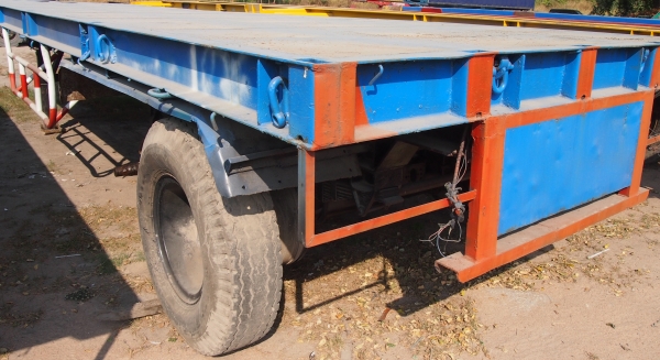 หางพื้นเรียบ 2 เพลา 10 เมตร