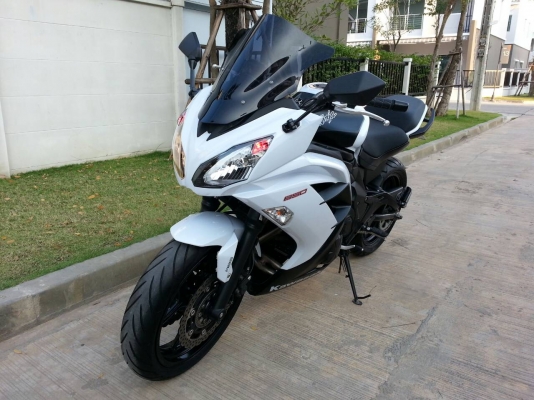 ขายNINJA 650 2013 สีขาว ไร้ริวรอย สะอาด ใส สภาพใหม่ใช้น้อย 3,8xxกม.(แท้) ขายNINJA 650 2013 สีขาว ไร้ริวรอย สะอาด ใส สภาพใหม่ใช้น้อย 3,8xxกม.(แท้)
