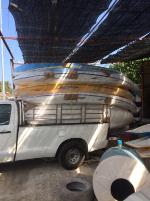 เรือคายัค ส่งสินค้าฟรีทั่วไทย www.wirotfiberboats.com