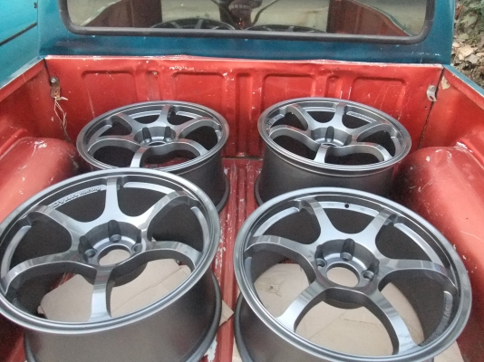 แม็ก RG2 ขอบ18 หน้า8.5 หลัง9.5 สภาพไม่เคยซ่อม