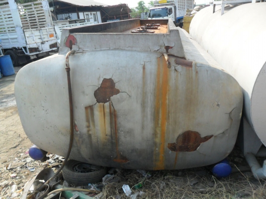 ถังน้ำมัน 15000 ลิตร ยกออกจาก Mitsubishi (หลง) 4 ช่อง เดิมวิ่ง ปาม น้ำเชื่อม