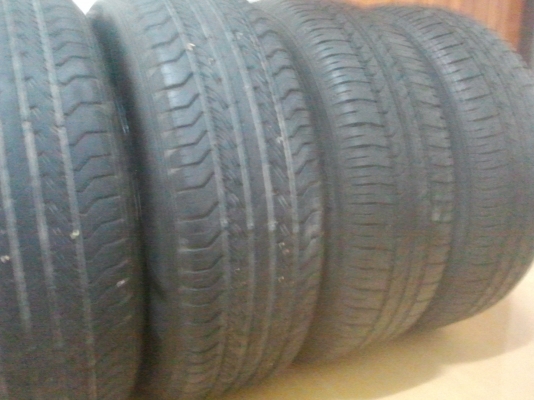 ล้อ15x7.5 ET-28  6/139 1ชุดพร้อมยางตามสภาพ