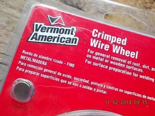 แปรงลูกล้อ 4 นิ้ว ขนทองเหลือง แบบ ละเอียดมี 3 ใบ ครับ