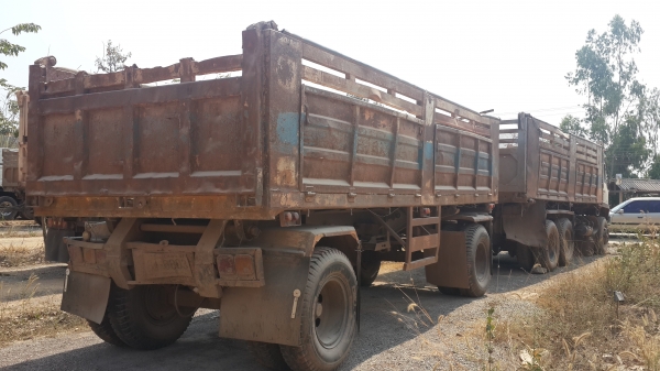 ขายด่วนไอ้หลงโบสองเพลาดั้มแม่ลูกสิบสปีดราคาโคตรถูก ตามสภาพFN527MTF 3200โทร0801515451