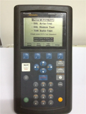 เครื่องวิเคราะงานโทรศัพท์และหาจุดขาดสายทองแดง Fluke 990DSL + TDR V4.0.3 Made in USA