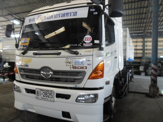 ขายหัวลาก HINO 344 ปี 53 หางเซมิดั้มสามิตรลอนเฉียงยาว 8 เมตรเครื่องดีคัสซีสวยวิ่ง 13xxxx ก่วาๆทะเบียนพร้อม