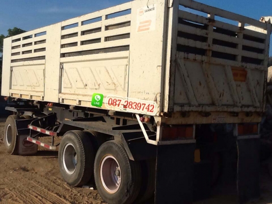 ขายรถดั้มพ์ 22 ล้อ พ่วงแม่ - ลูก 3 คาน