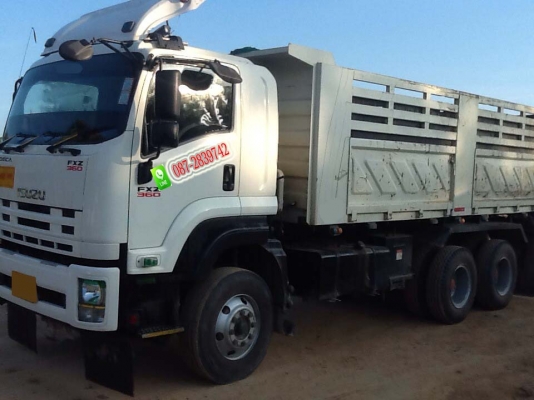 ขายรถดั้มพ์ 22 ล้อ พ่วงแม่ - ลูก 3 คาน