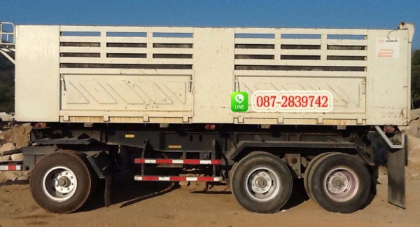 ขายรถดั้มพ์ 22 ล้อ พ่วงแม่ - ลูก 3 คาน