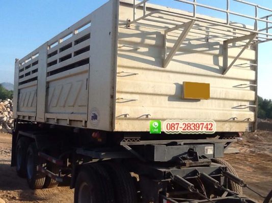 ขายรถดั้มพ์ 22 ล้อ พ่วงแม่ - ลูก 3 คาน