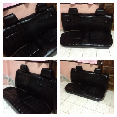 ขายเบาะหนัง ด้านหลัง2ชิ้น สีดำ BMW e30 หนังแท้ สภาพสวย ราคา3800บาท โทร0875077464โส กทม