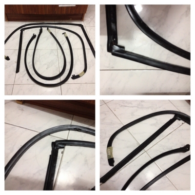 ขายยางขอบประตู1ชุด4ชิ้น BMW e30แท้ 4ประตู สภาพดี 4เส้นราคา1500บาท ถ้าแยกเส้นละ500บาท โทร0875077464โส กทม