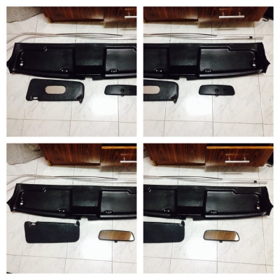 ขายหนังเพดาน หนังดำ พร้อมบังแดดด้านซ้าย แถมกระจกมองหลัง ของBMW e30 แท้3ชิ้น สภาพดี ราคา1500บาท ถ้าแยกชิ้นใหญ่1200บาท ชิ้นเล็ก500บาท โทร0875077464โส กทม