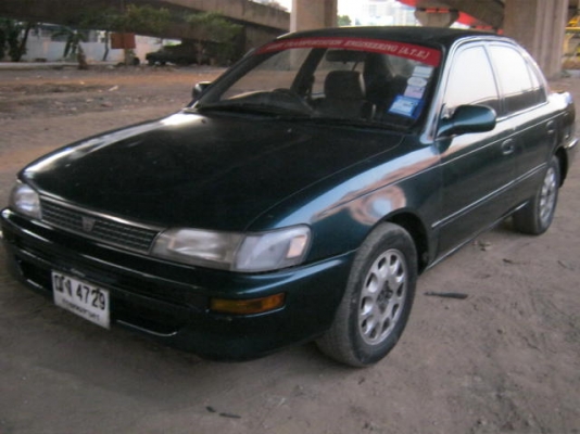 ขายโตโยต้า โคโรลา สามห่วง ปี96 ติดแก๊ส/นำมัน เครื่องหัวฉีด เกียร์ออโต49000