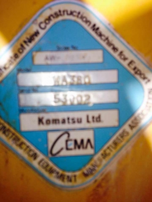 รถตักล้อยาง KOMATSU WA 380