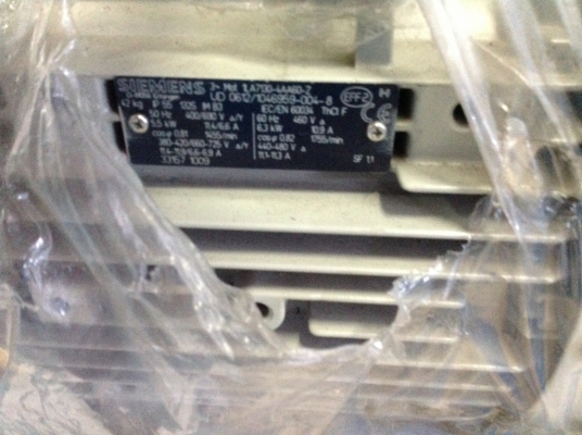 มอเตอร์ siemens 7.5 hp 3 เฟส