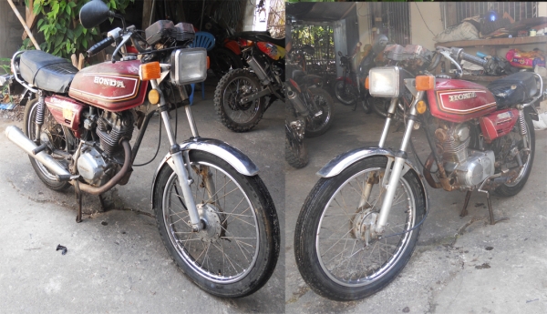 ฮอนด้า GL 100 เครื่องดีใช้งานอยู่ เดิมแท้ เล่มพร้อมชุดโอน 16,000 บาท