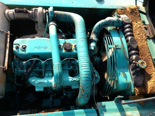 ขายด่วนขายแมคโครsk120mark///พร้อมเทรนเลอร์f18ลดราคาเหลือ1400000฿