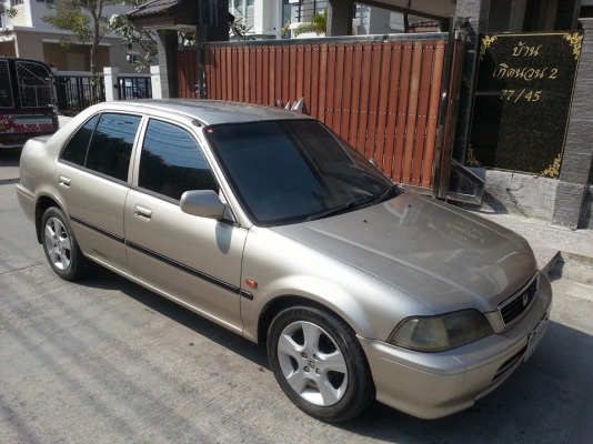 ขายcity ปี97 เกียร์ออโต้ ติดแก๊สหัวฉีด สีสวยเงาวาป ขับดีแอร์เย็น ถูกๆด่วนครับ