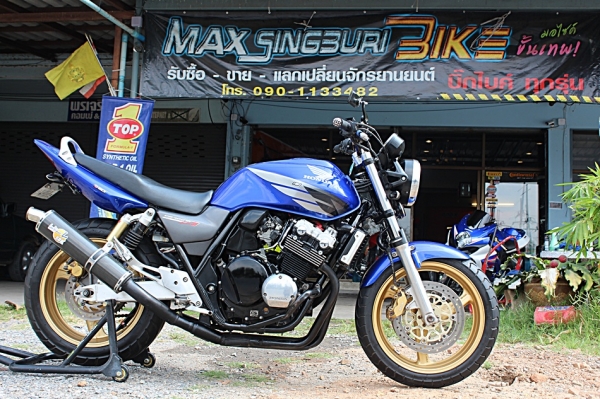 แม็กสิงห์บุรี//HONDA CB400 V-TEC3 ปี2004 สภาพสวยๆ สีเดิมญี่ปุ่น อินวอย+สรรพาสมิตร 125000