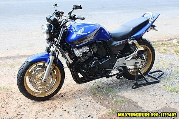 แม็กสิงห์บุรี//HONDA CB400 V-TEC3 ปี2004 สภาพสวยๆ สีเดิมญี่ปุ่น อินวอย+สรรพาสมิตร 125000
