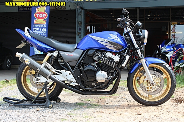 แม็กสิงห์บุรี//HONDA CB400 V-TEC3 ปี2004 สภาพสวยๆ สีเดิมญี่ปุ่น อินวอย+สรรพาสมิตร 125000