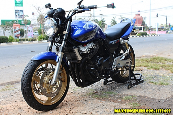 แม็กสิงห์บุรี//HONDA CB400 V-TEC3 ปี2004 สภาพสวยๆ สีเดิมญี่ปุ่น อินวอย+สรรพาสมิตร 125000