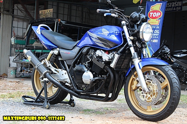 แม็กสิงห์บุรี//HONDA CB400 V-TEC3 ปี2004 สภาพสวยๆ สีเดิมญี่ปุ่น อินวอย+สรรพาสมิตร 125000