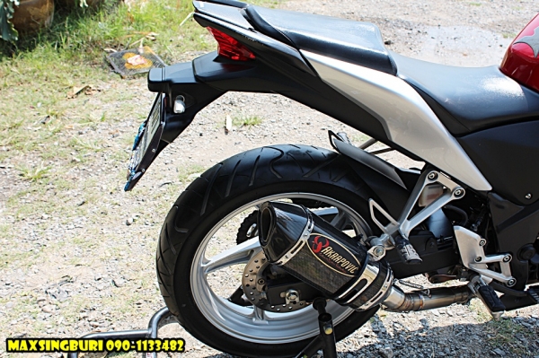 แม็กสิงห์บุรี//HONDA CBR205R ปี2011 สภาพสวยใสพร้อมท่อแต่ง ทะเบียนพร้อมโอน 77000 ด่วน