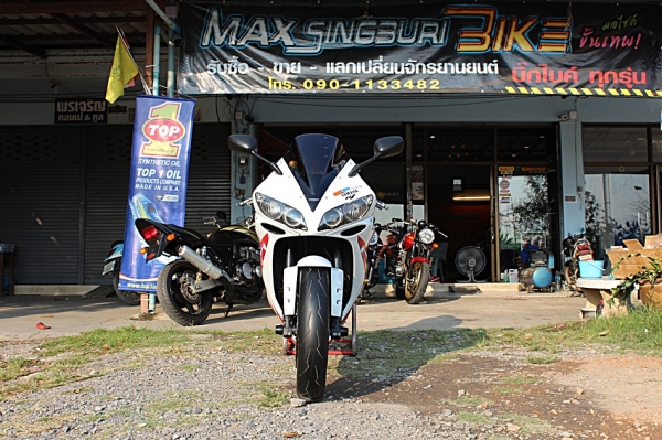 แม็กสิงห์บุรี//YAMAHA R1 ปี2005 สภาพโครตหล่อสุดๆ ของแต่งเพียบ เสียสรรพาสมิตรแล้ว 249000 ด่วน