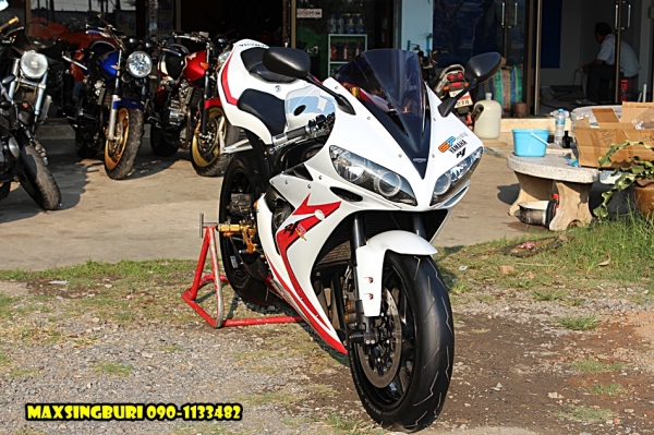 แม็กสิงห์บุรี//YAMAHA R1 ปี2005 สภาพโครตหล่อสุดๆ ของแต่งเพียบ เสียสรรพาสมิตรแล้ว 249000 ด่วน
