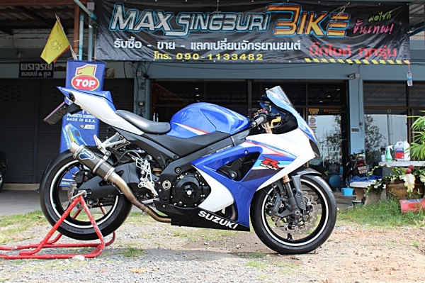 แม็กสิงห์บุรี//SUZUKI GSXR-1000 K7 ปี2007 สภาพสวย ของแต่งเพียบ ทะเบียนแท้โอนขนส่ง 485000
