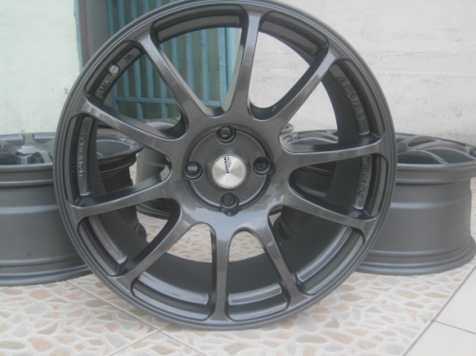 ขายล้อแม็กมือสอง advan rz 17"x7.5" et38 4 รู 100 ทำสีใหม่ครับ สีเทากัน ไม่มีซ่อมครับ สนใจติดต่อเล็กคลองสามครับ (081-3747940)