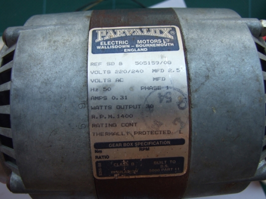 ขายมอเตอร์ขนาดเล็ก PARVALUX Made in England