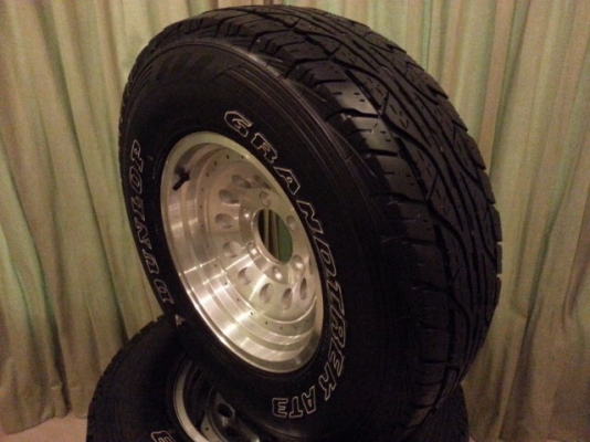 ขายล้อหยดน้ำ 15 พร้อมยาง dunlop 30