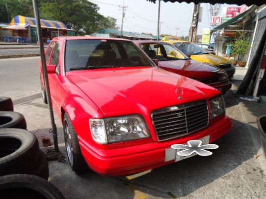 ]ขายรถMercedes Benz 230E(W124)ปี2533 เกียร์ออโต้ สีแดงเพลิง สีสดมากๆ สวยๆ สภาพดีมากช่วงล่างแน่นๆ ล้อแม็ก ขอบ 18" วางเครื่องแรง วางเครื่องToyota 1J Twin turbo 2,500cc 6สูบ โบออฟวาวล์ ติดแก๊สระบบหัวฉีดของ Italy ใหม่ๆและปลอดภัย ใช้แก๊ส + น้ำมัน (ใช้ได้ส