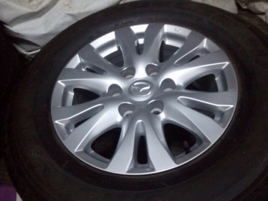 ขายล้อแม็ก 17 มาสด้า pro สภาพใหม่ พร้อมยางทั้งชุด